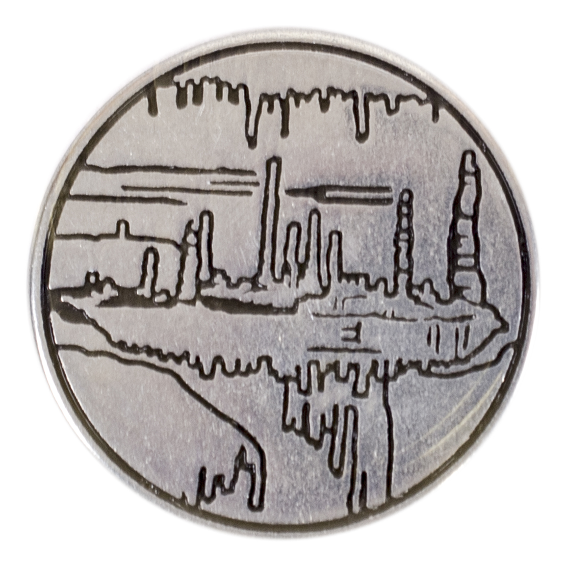 Blanchard Springs Caverns token front