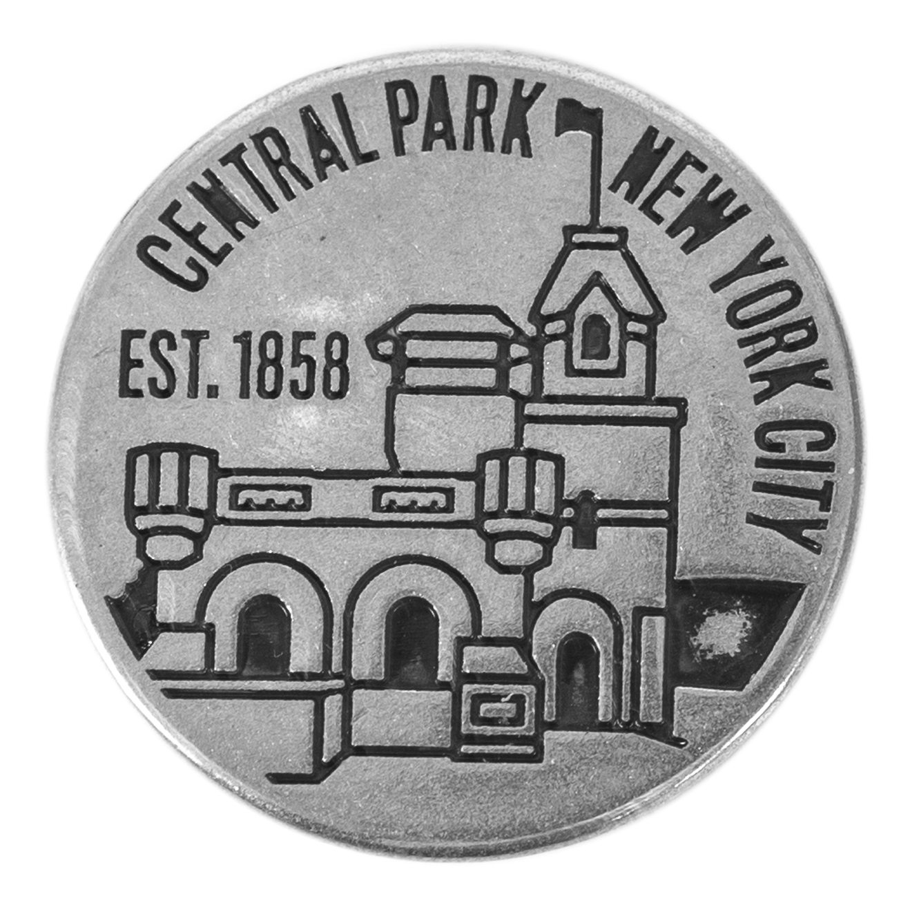 Belvedere Castle token back