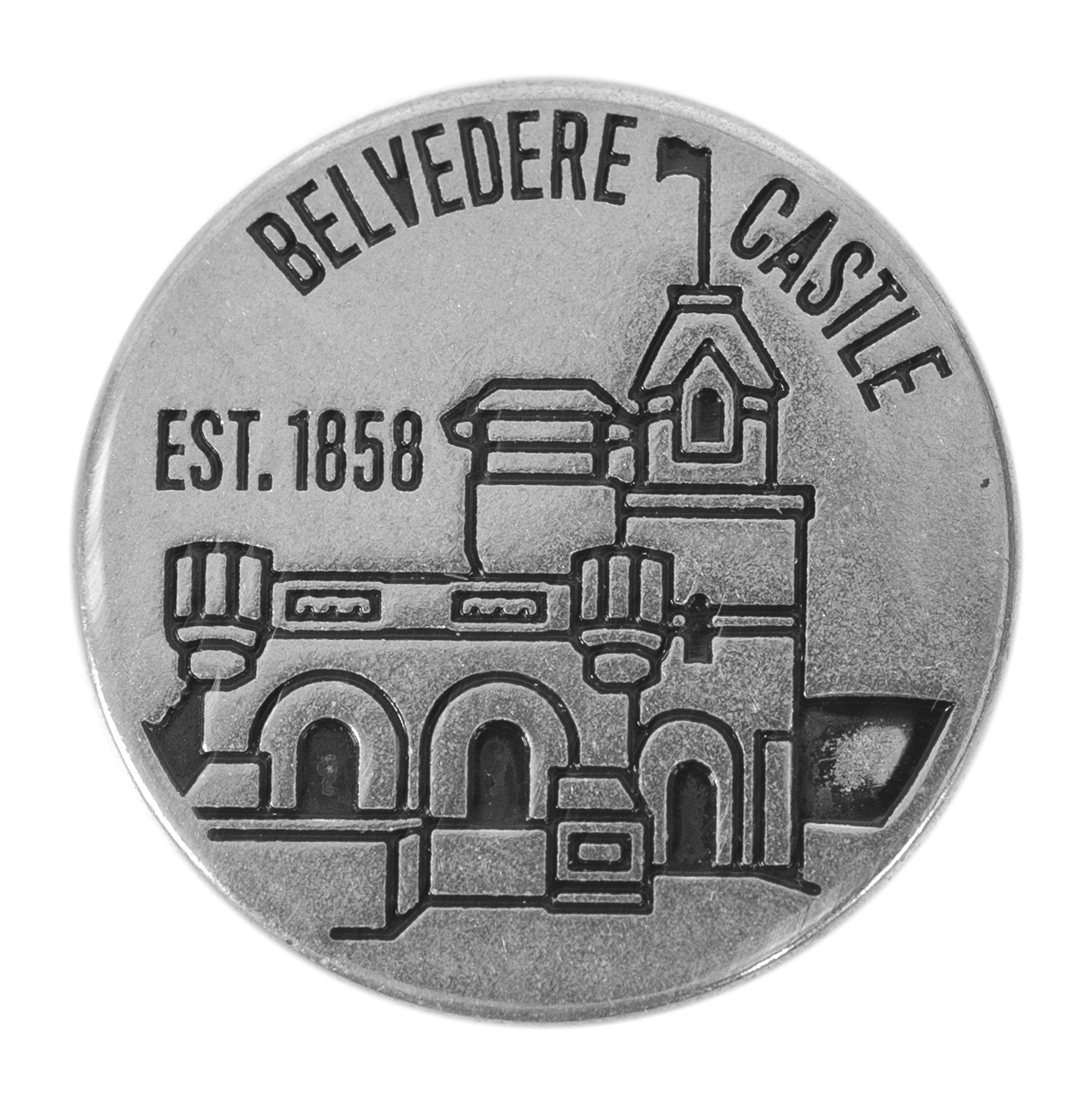 Belvedere Castle token front