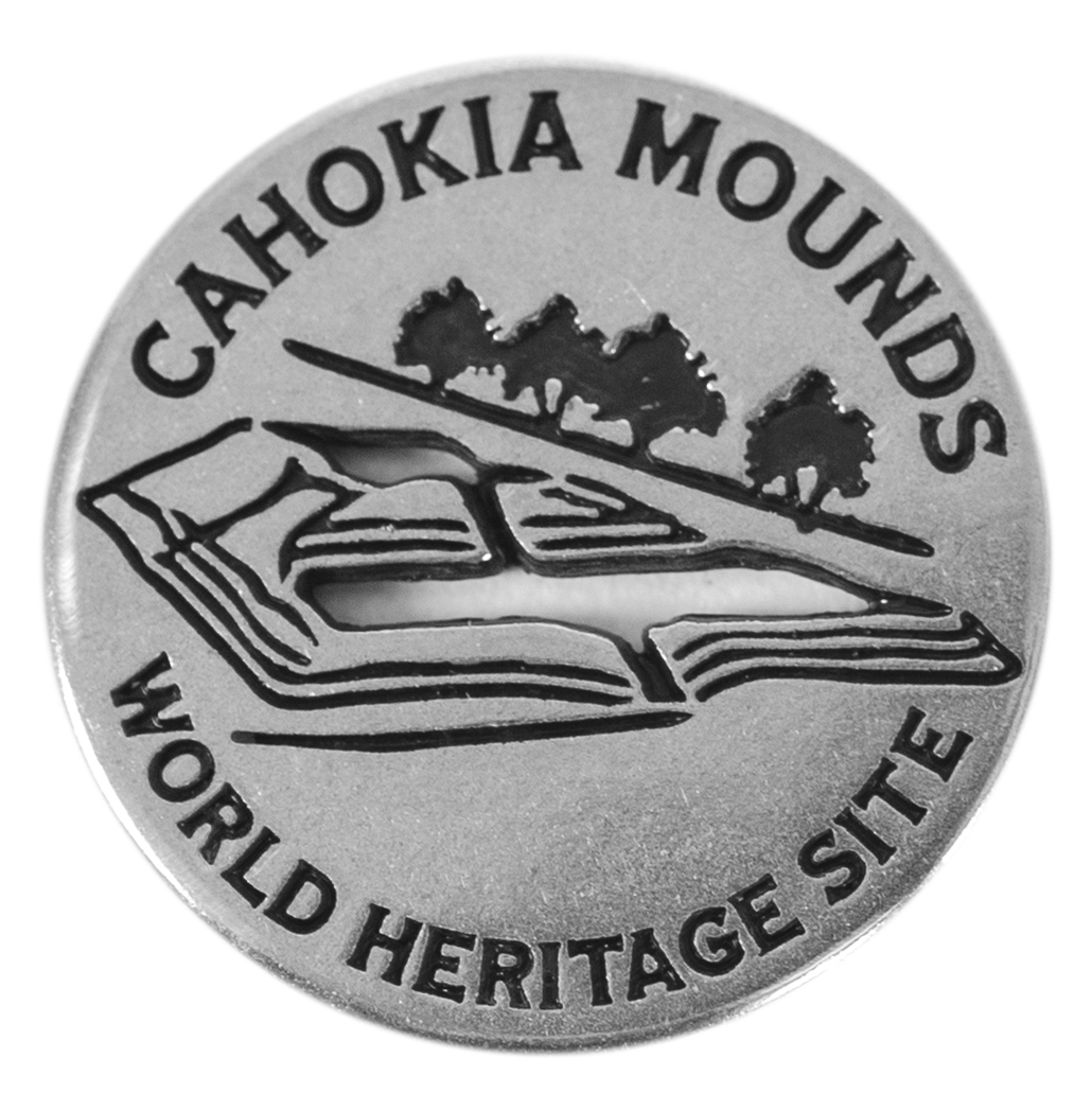 Cahokie Mounds token front