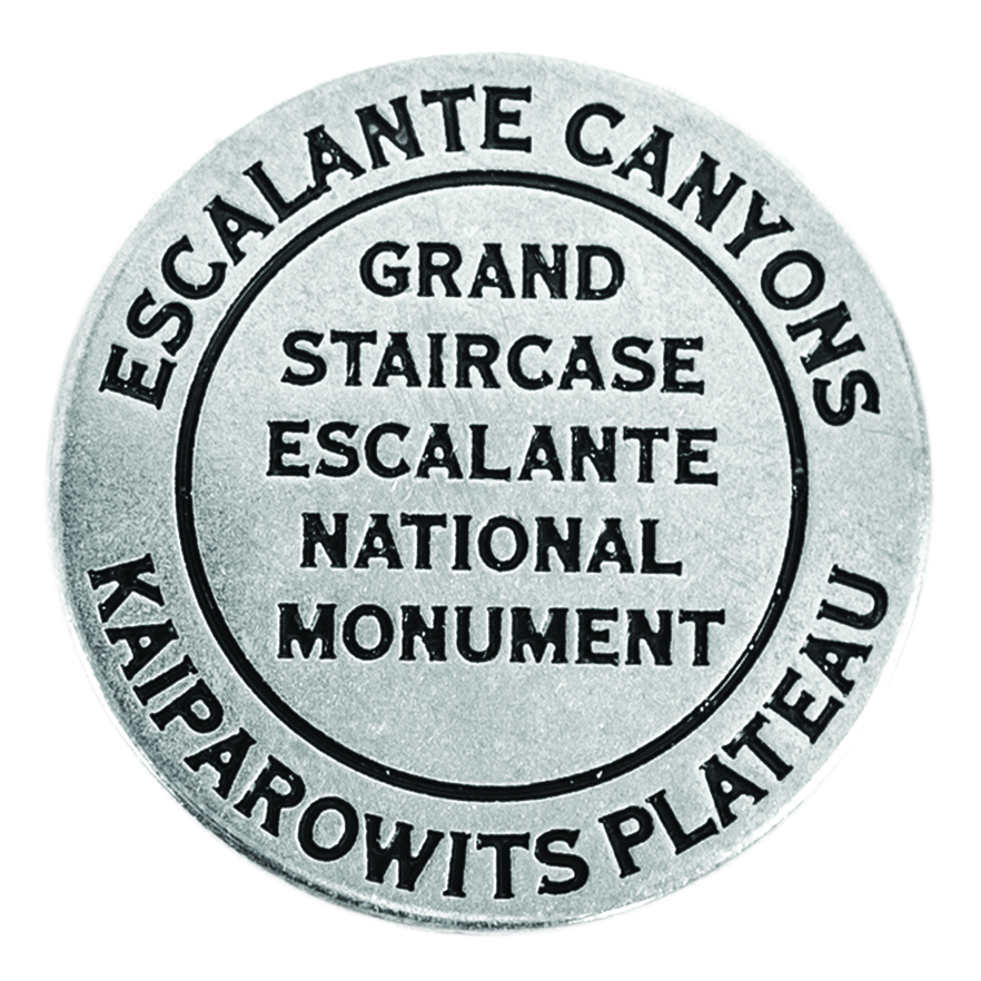 Escalante Canyons token front