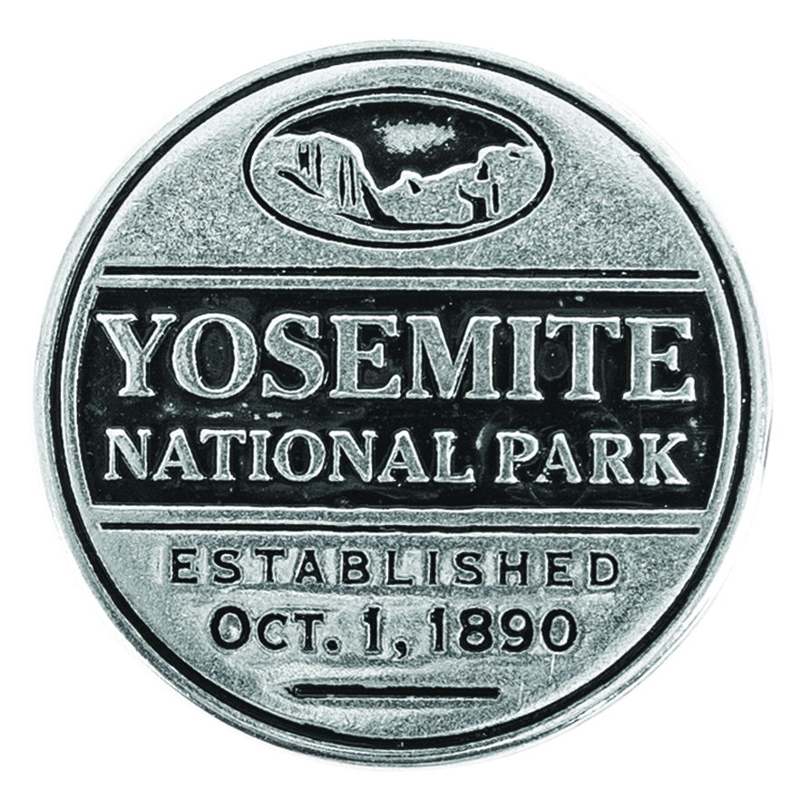 Yosemite National Park token front