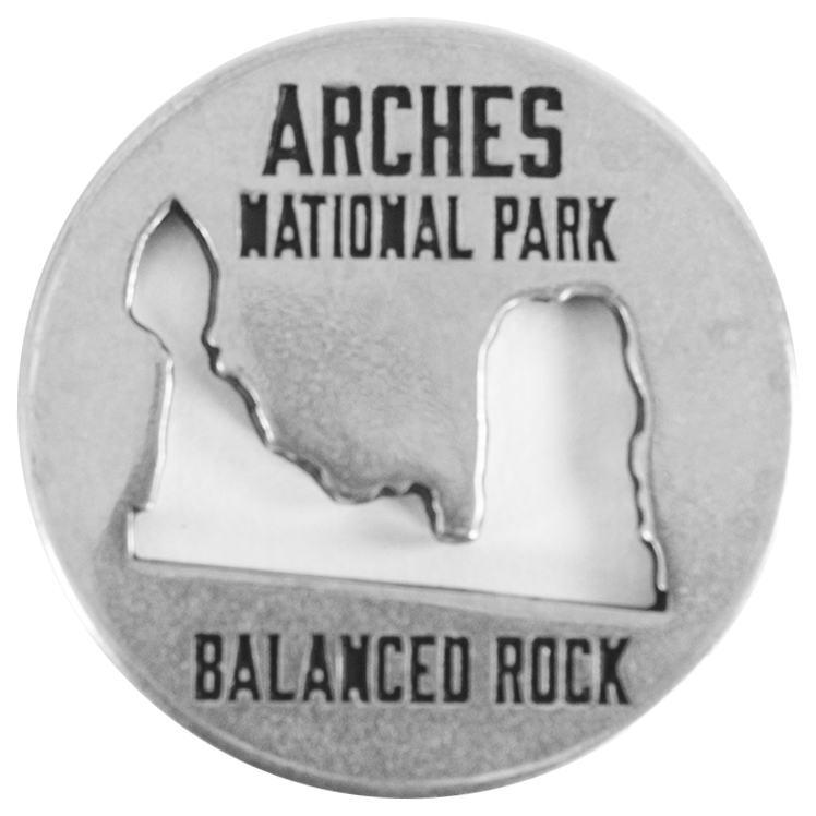 Arches National Park token front