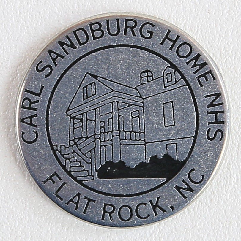 Carl Sandburg Home NHS token back