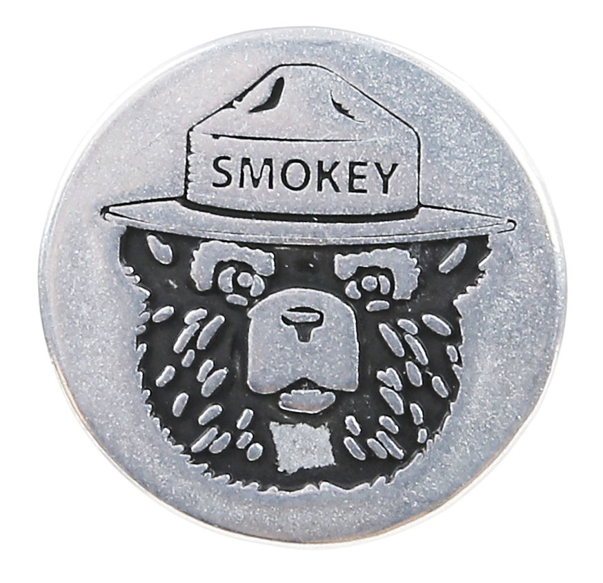 Smokey Bear token back