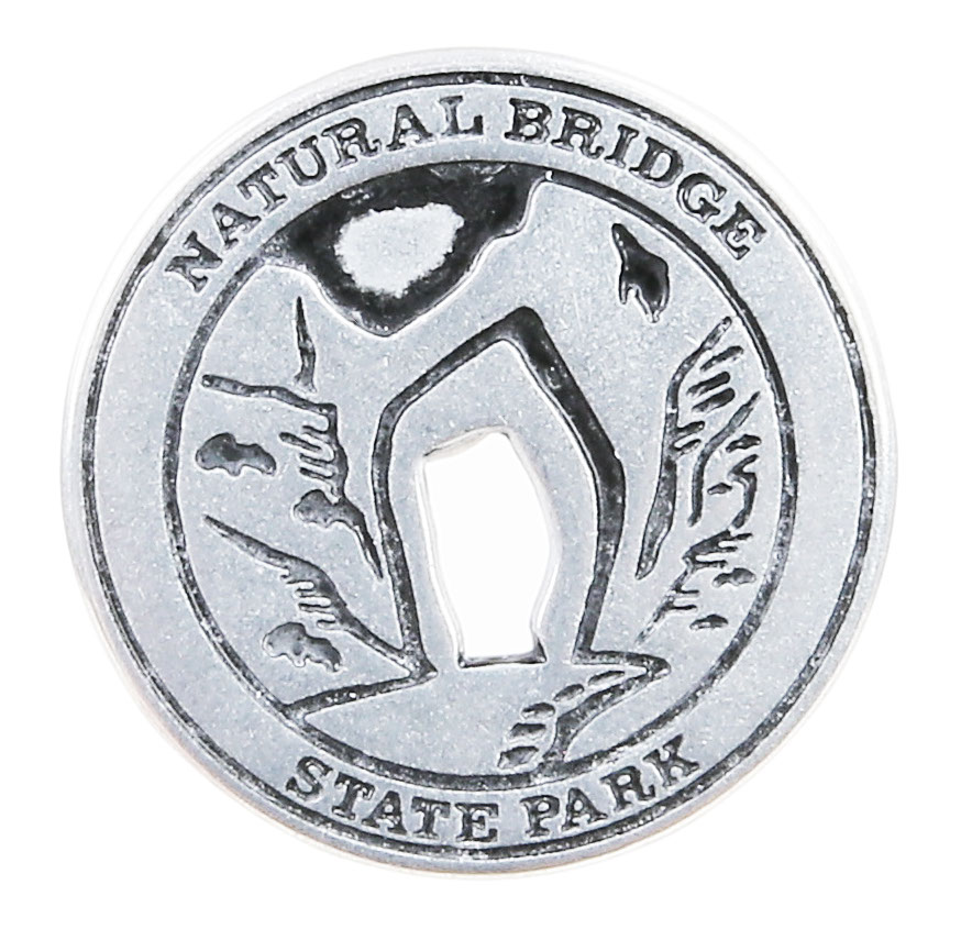 Natural Bridge Die Cut token back