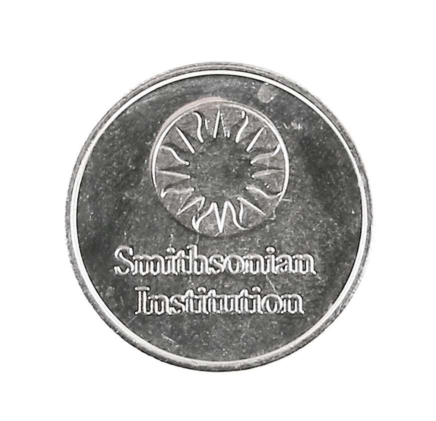 Smithsonian Institution token back