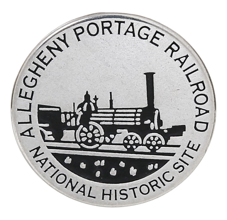 Allegheny Portage RR NHS token back