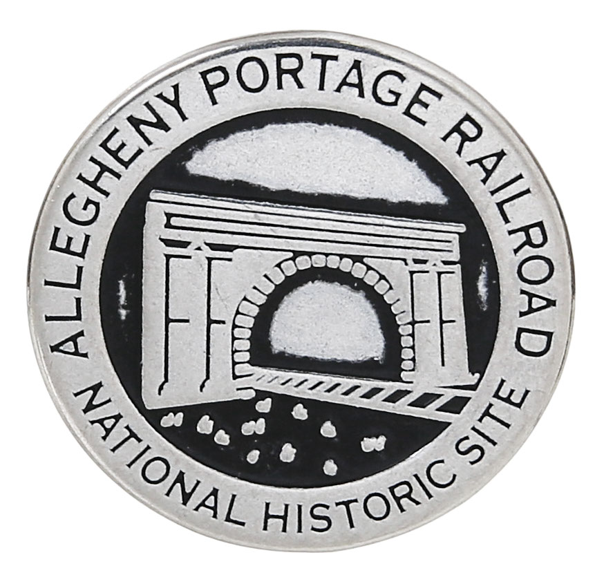 Allegheny Portage RR NHS token front